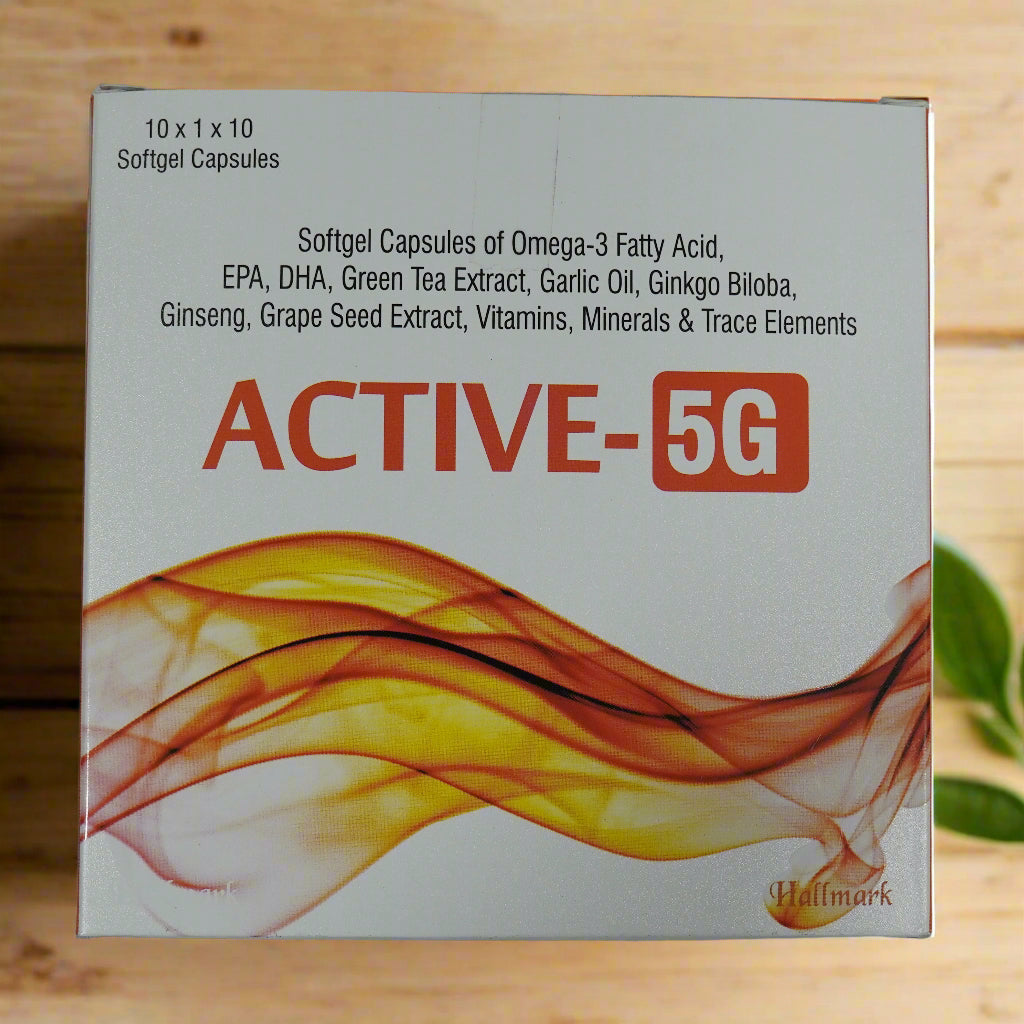 Active-5G Softgel Capsules – Advanced Nutritional Support for Peak Performance