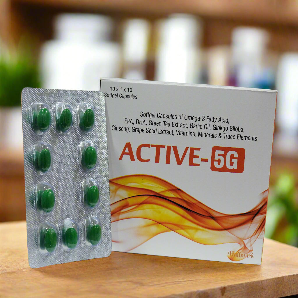 Active-5G Softgel Capsules – Advanced Nutritional Support for Peak Performance