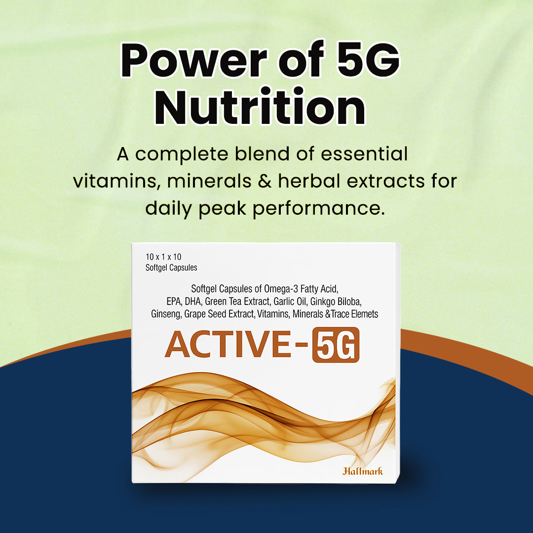 Active-5G Softgel Capsules – Advanced Nutritional Support for Peak Performance