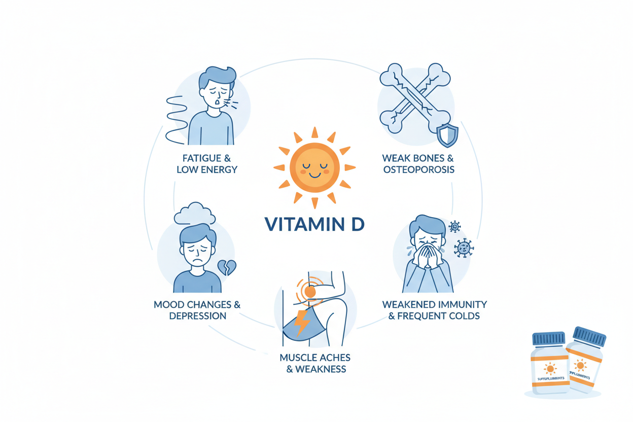 What Are The Signs Indicating That You Are Vitamin D-Deficient And Need Vitamin D Supplements? Read To Find Out