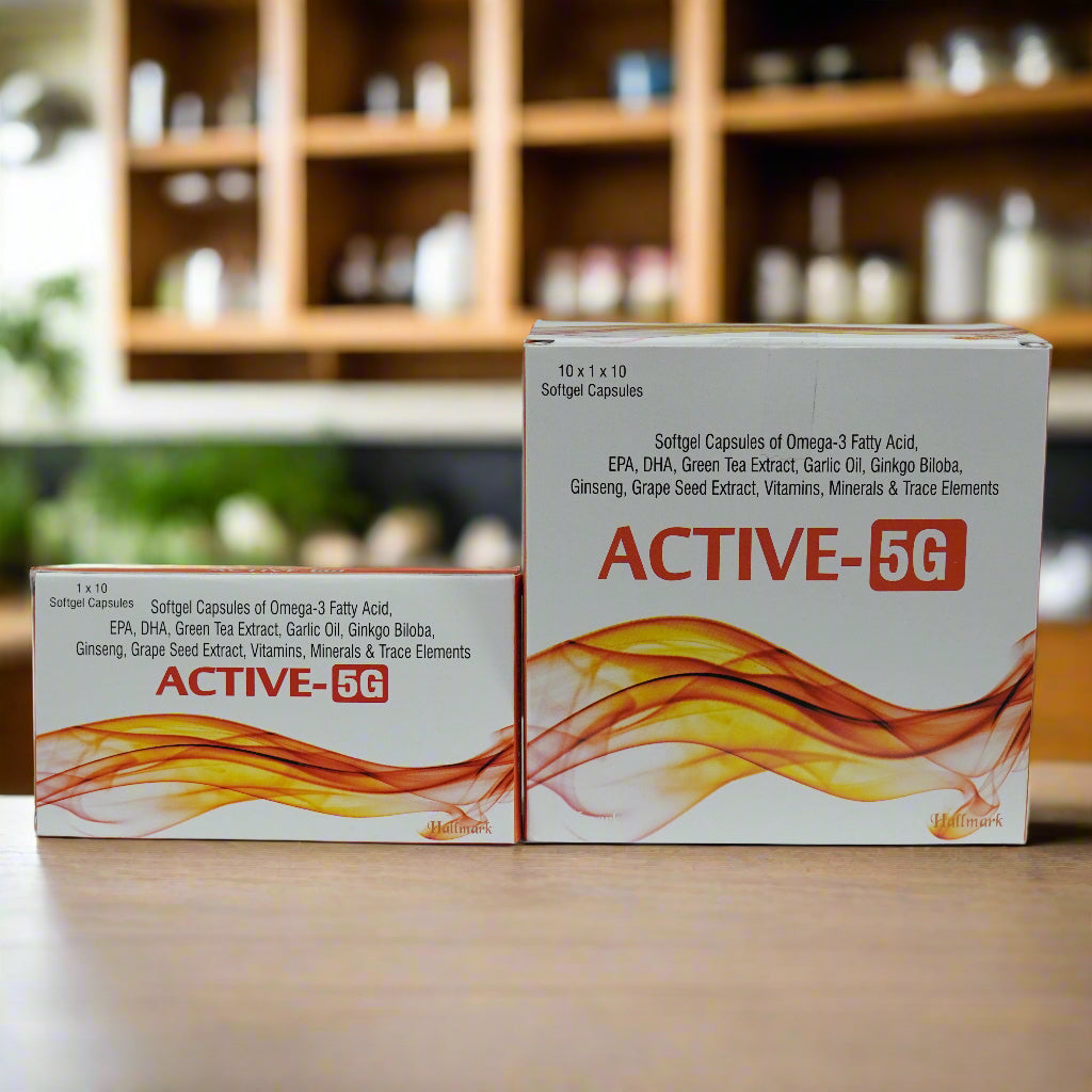 Active-5G Softgel Capsules – Advanced Nutritional Support for Peak Performance
