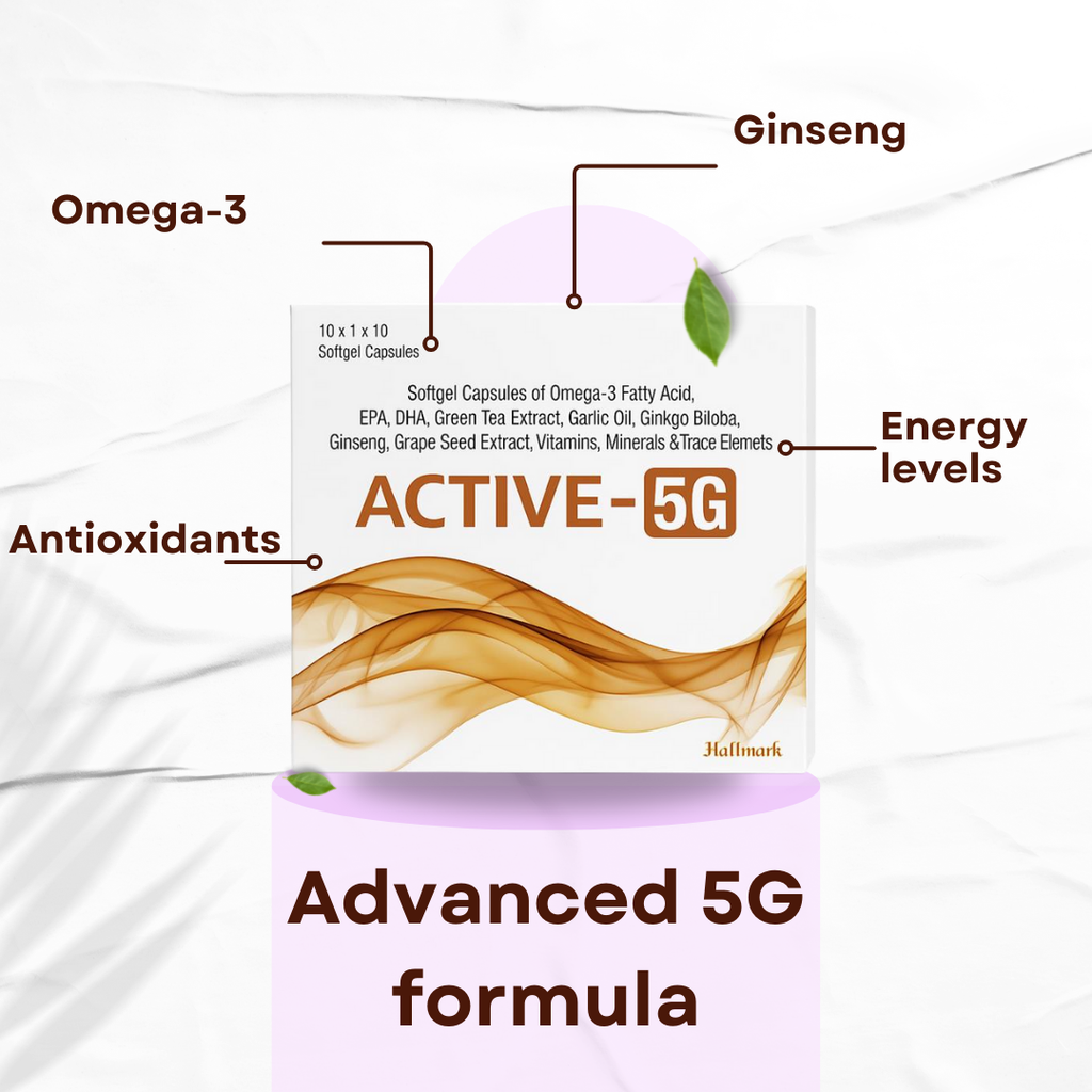 Active-5G Softgel Capsules – Advanced Nutritional Support for Peak Performance