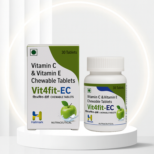 Vit4fit-EC Chewable Tablets – Vitamin C & E for Daily Immunity